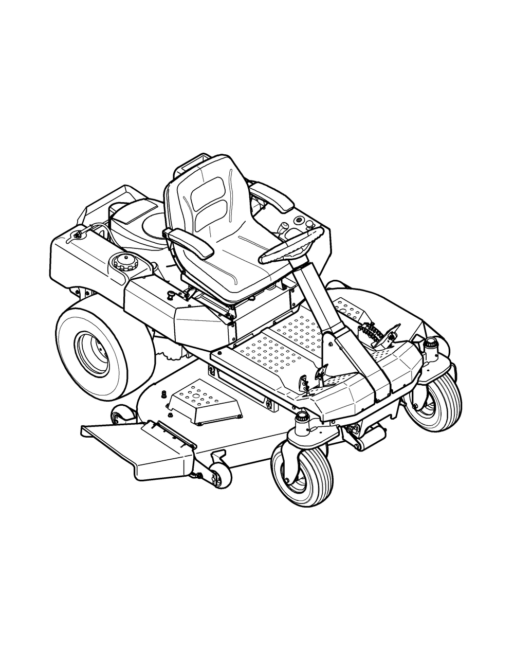 .Quick Reference Z-Force S 60 Diagram and Parts List for Z-FORCES60 (17AI5GHD-17AI5GHD010)(2012) Cub Cadet Lawn Tractor